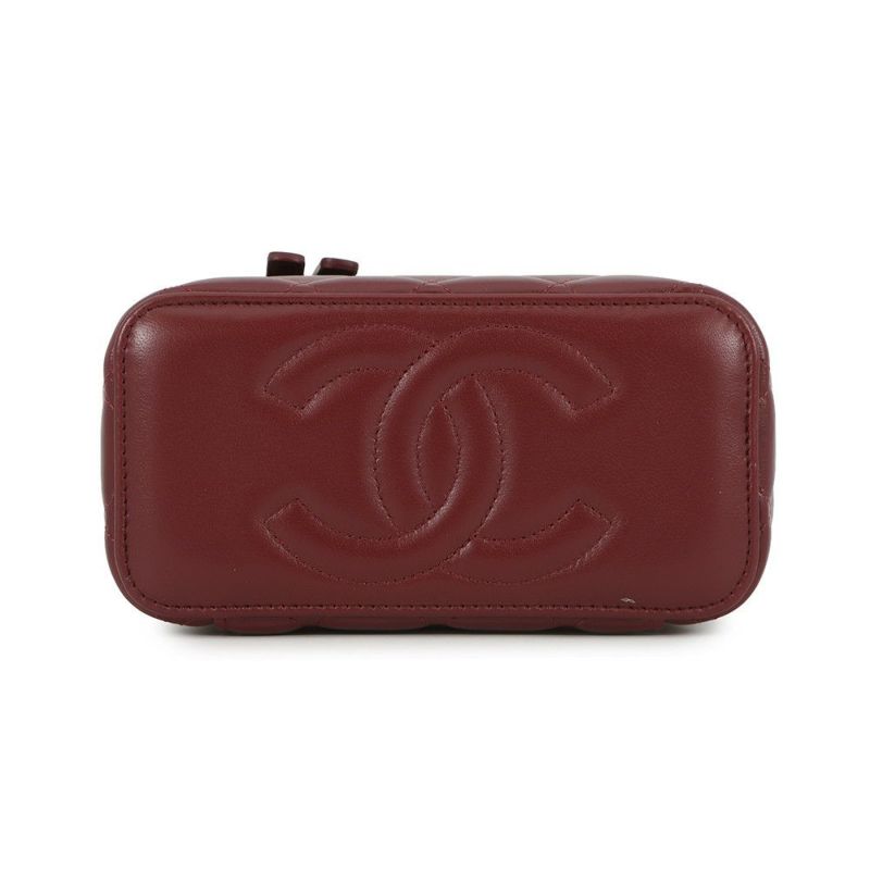 シャネル チェーンショルダーバッグ マトラッセ ココマーク ヴァニティケース ラムスキン AP2199 CHANEL