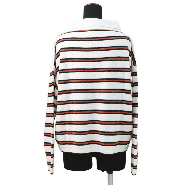 シャネル ポロシャツ プルオーバー ボーダー レディースサイズ40 P81087 CHANEL トップス 2025/26年 クルーズ コレクション