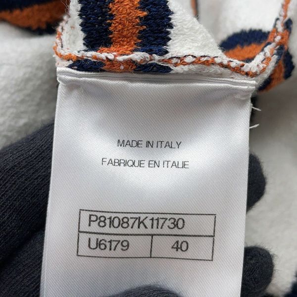 シャネル ポロシャツ プルオーバー ボーダー レディースサイズ40 P81087 CHANEL トップス 2025/26年 クルーズ コレクション