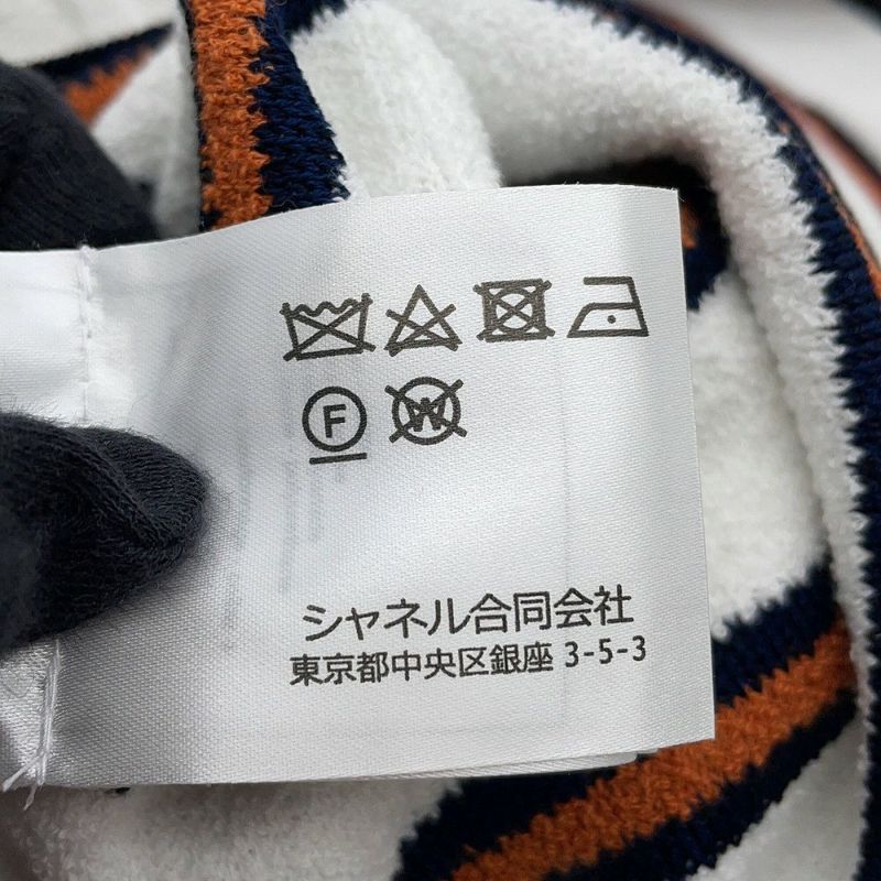 シャネル ポロシャツ プルオーバー ボーダー レディースサイズ40 P81087 CHANEL トップス 2025/26年 クルーズ コレクション