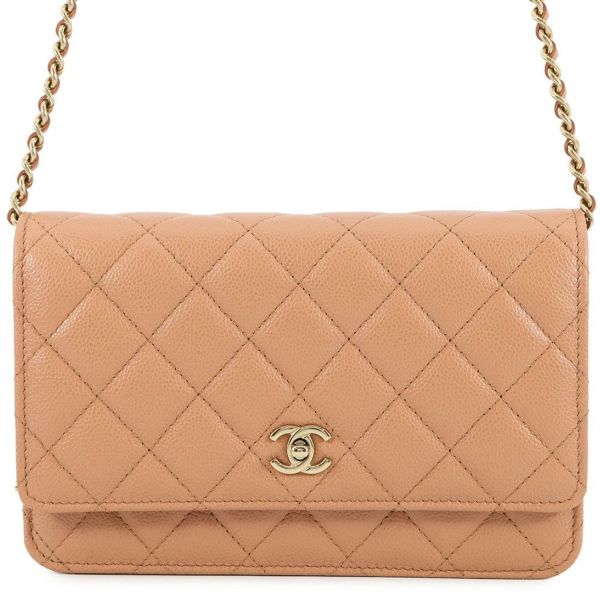 シャネル チェーンウォレット マトラッセ ココマーク キャビアスキン AP4241 CHANEL 財布