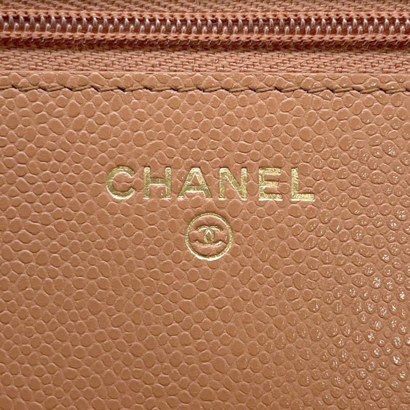 シャネル チェーンウォレット マトラッセ ココマーク キャビアスキン AP4241 CHANEL 財布