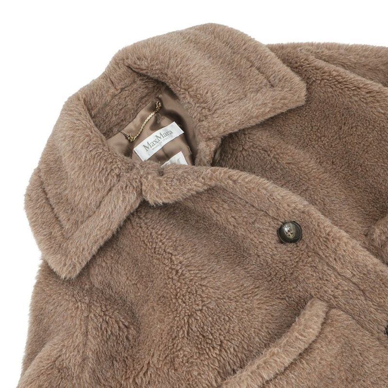 マックスマーラ アウター テディベア ケープ ポンチョ アルパカ カシミヤ レディースサイズSM 2347361833 MaxMara