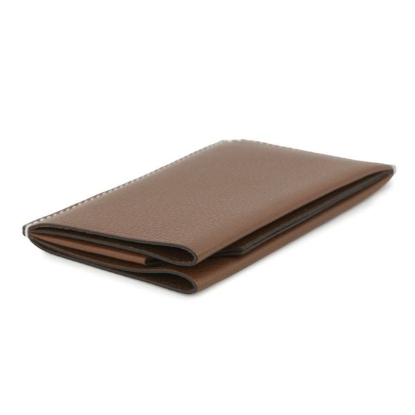 エルメス カードケース Hセリエ エトゥープ エバーカラー W刻印 HERMES カード