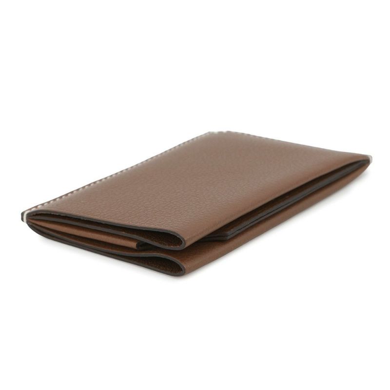 エルメス カードケース Hセリエ エトゥープ エバーカラー W刻印 HERMES カード