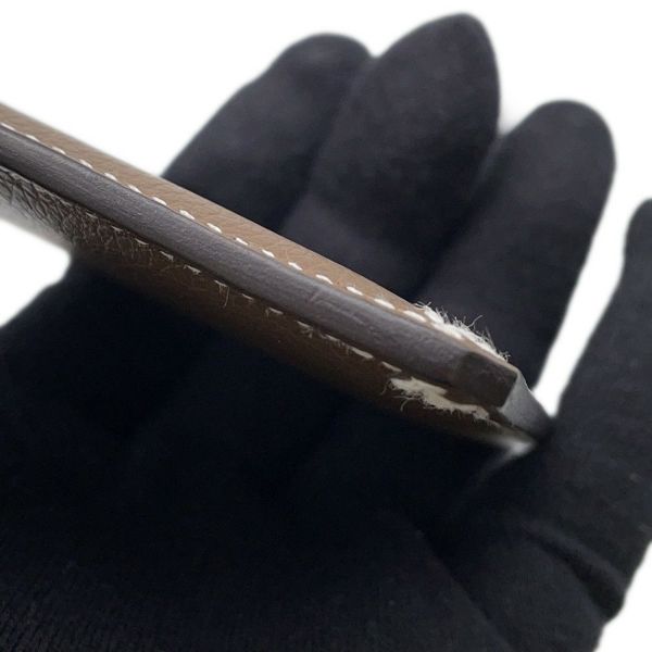 エルメス カードケース Hセリエ エトゥープ エバーカラー W刻印 HERMES カード