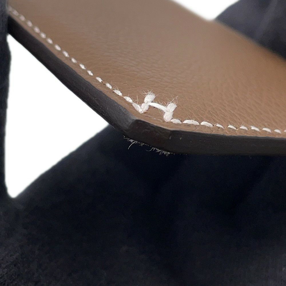 エルメス カードケース Hセリエ エトゥープ エバーカラー W刻印 HERMES カード