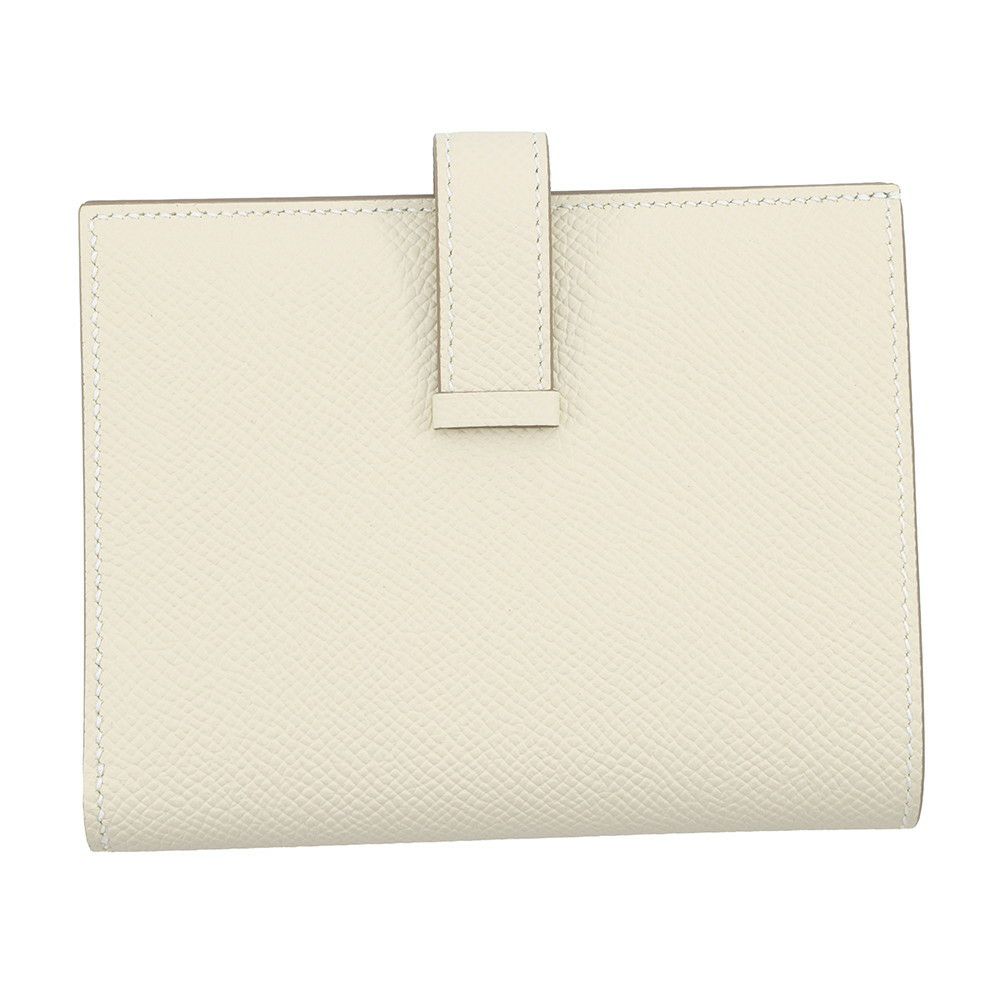 エルメス 二つ折り財布 ベアンコンパクト クレ/ゴールド金具 エプソン K刻印