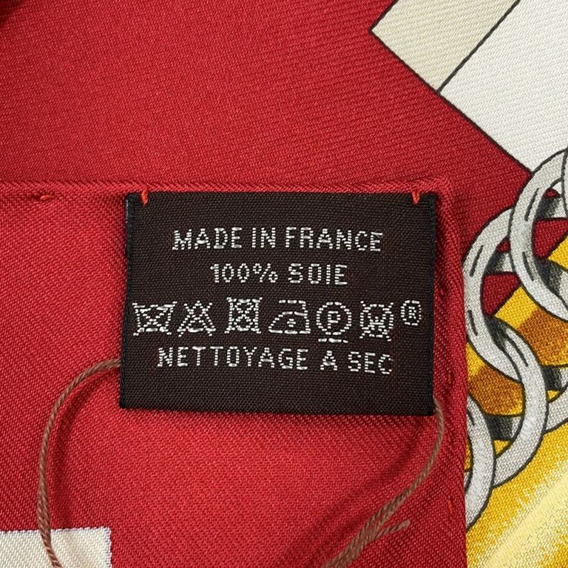 エルメス スカーフ カレ90 弓形連結 ATTELAGE EN ARBALETE HERMES シルク