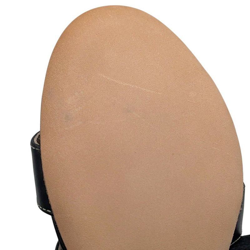 エルメス サンダル オアジス Oasis レディースサイズ36 1/2 HERMES 靴 黒