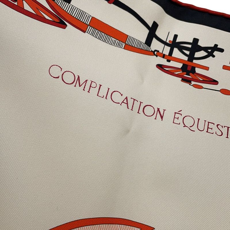 エルメス スカーフ カレ90 コンプリケーション・エケストル Complication Equestre HERMES シルク 2024秋冬