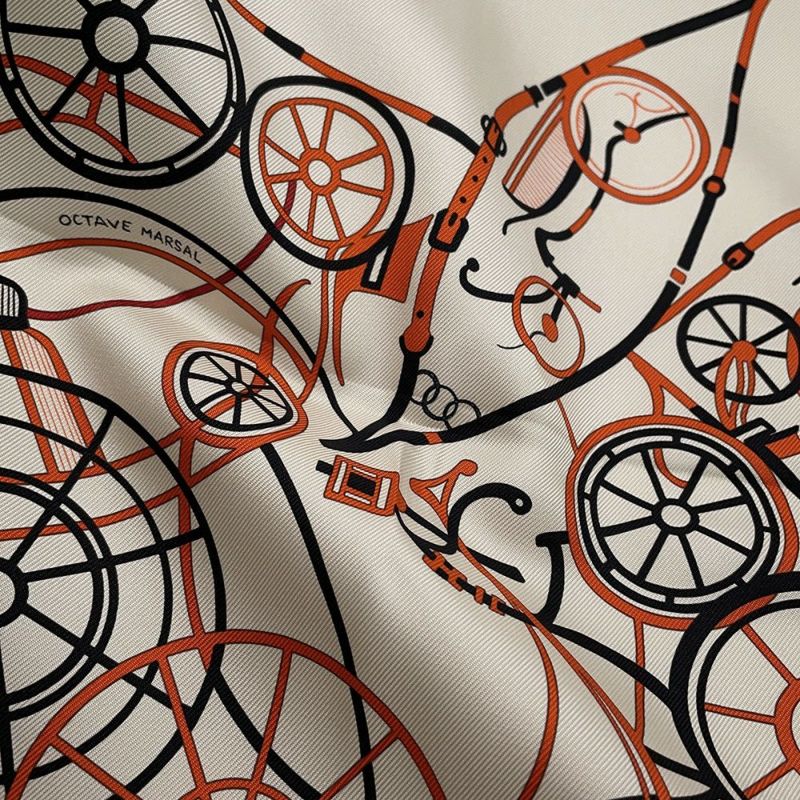 エルメス スカーフ カレ90 コンプリケーション・エケストル Complication Equestre HERMES シルク 2024秋冬