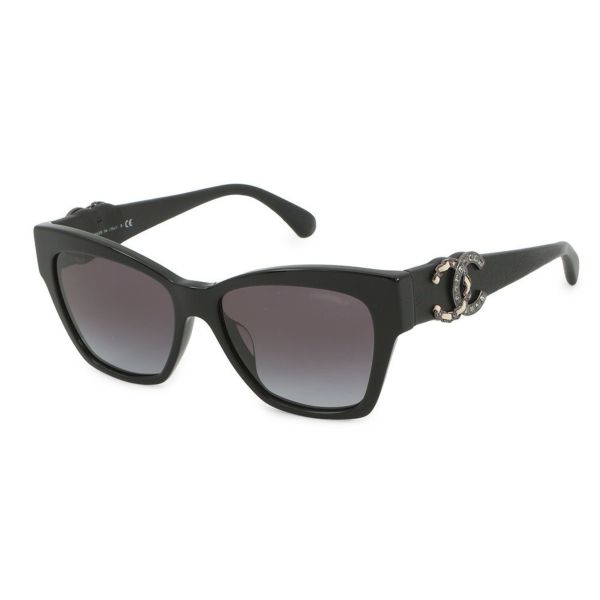 シャネル サングラス ココマーク キャットアイ アイウェア 5456Q-A CHANEL アイウェア 黒