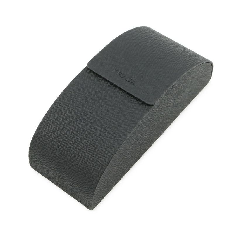 プラダ サングラス トライアングルロゴ ポリゴン型 セルフレーム PRADA アイウェア 黒