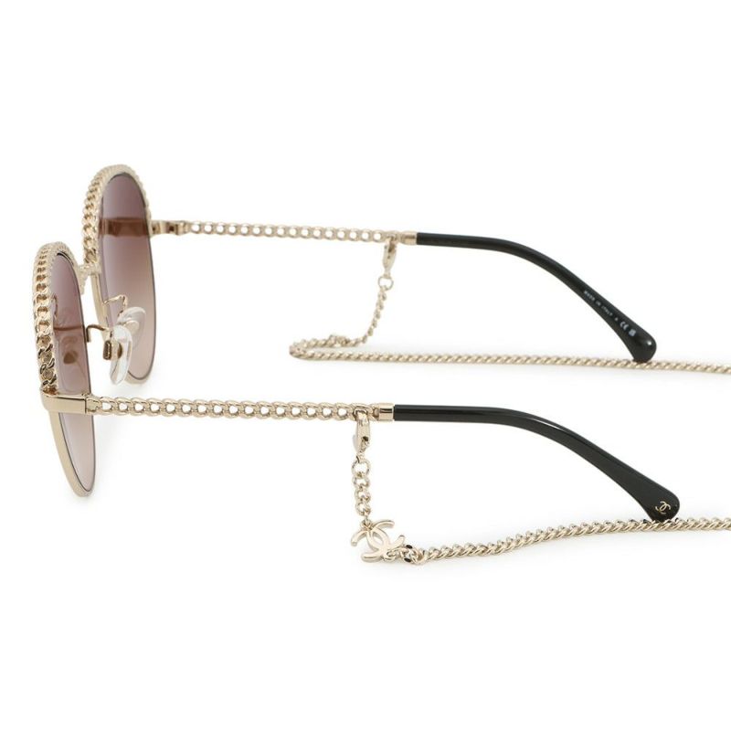 シャネル サングラス チェーン パントシェイプ アイウェア 4242 CHANEL