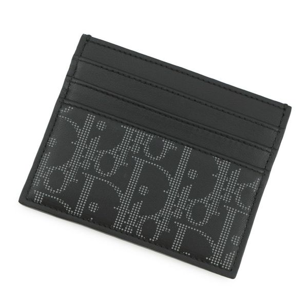 クリスチャン・ディオール カードケース オブリーク ギャラクシー ワールドツアー 2ESCH135CLP Christian Dior 黒 セール品