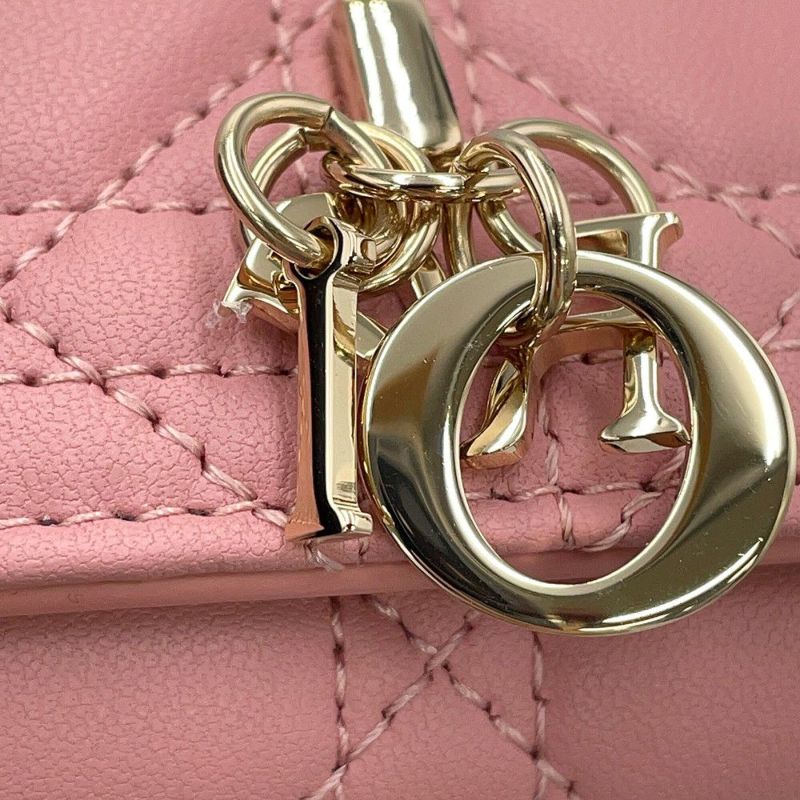 クリスチャン・ディオール キーケース My Dior Aster 4連 カナージュ ラムスキン S0983ONMJ Christian Dior セール品