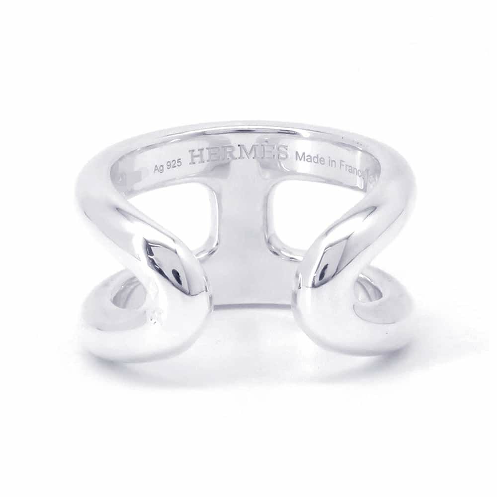 エルメス リング オスモズPM Osmose SV925シルバー リングサイズ58 HERMES ジュエリー 指輪