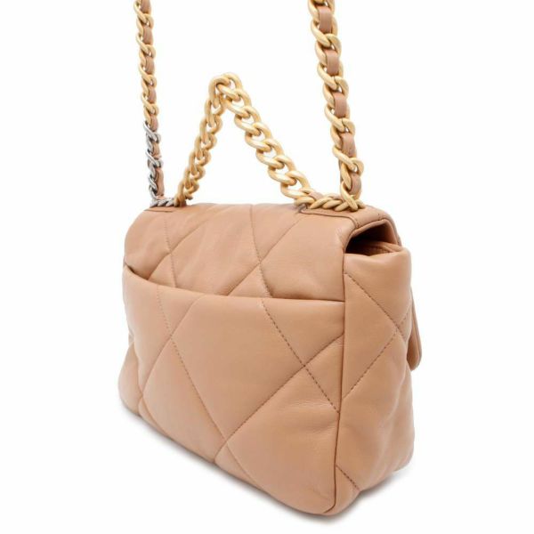 シャネル チェーンショルダーバッグ シャネル19 フラップ ココマーク ラムスキン AS1160 CHANEL 2wayハンドバッグ