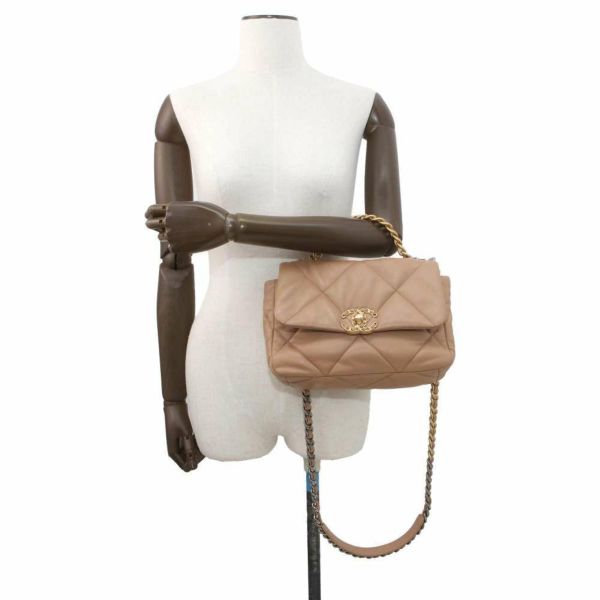 シャネル チェーンショルダーバッグ シャネル19 フラップ ココマーク ラムスキン AS1160 CHANEL 2wayハンドバッグ