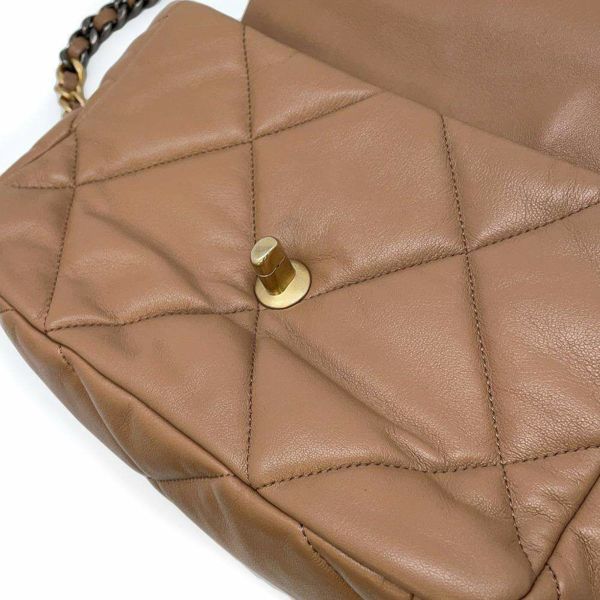 シャネル チェーンショルダーバッグ シャネル19 フラップ ココマーク ラムスキン AS1160 CHANEL 2wayハンドバッグ