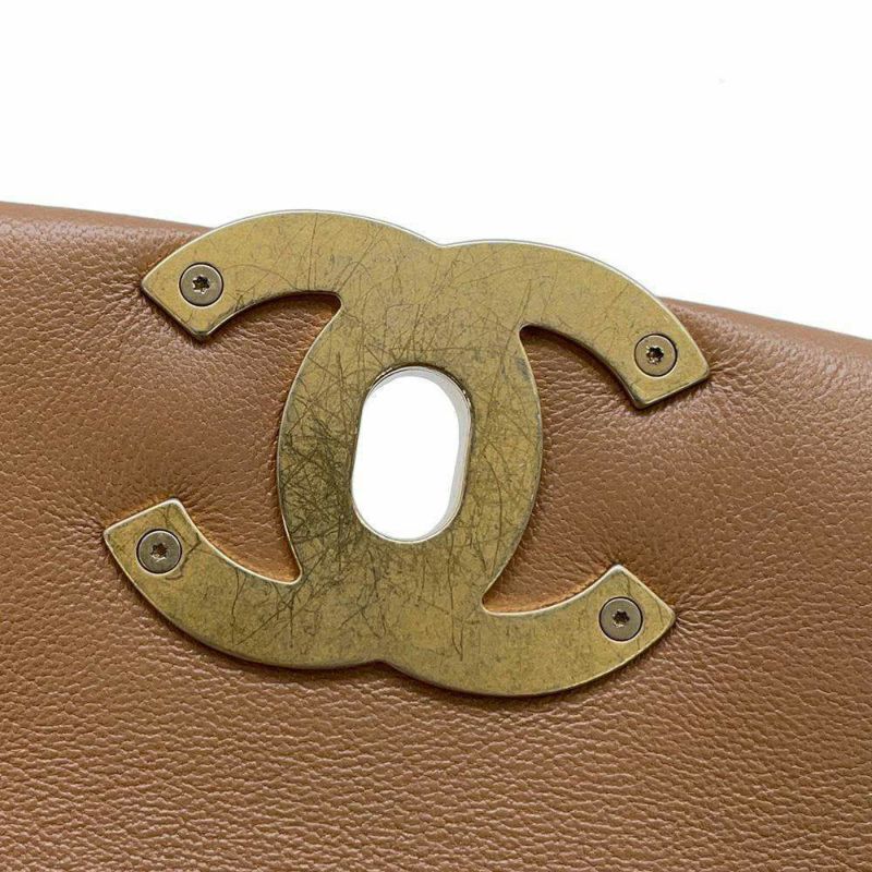シャネル チェーンショルダーバッグ シャネル19 フラップ ココマーク ラムスキン AS1160 CHANEL 2wayハンドバッグ