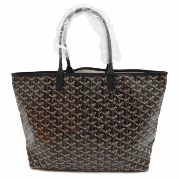 ゴヤール トートバッグ サンルイ PM PVC GOYARD バッグ ポーチ付き ショルダーバッグ 黒