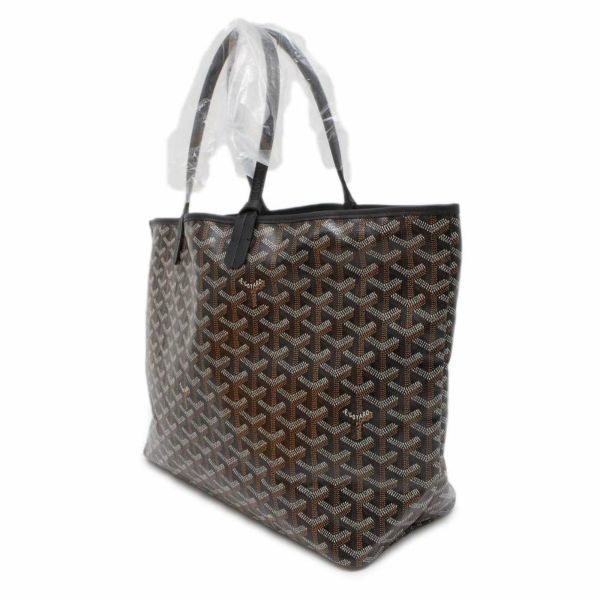 ゴヤール トートバッグ サンルイ PM PVC GOYARD バッグ ポーチ付き ショルダーバッグ 黒