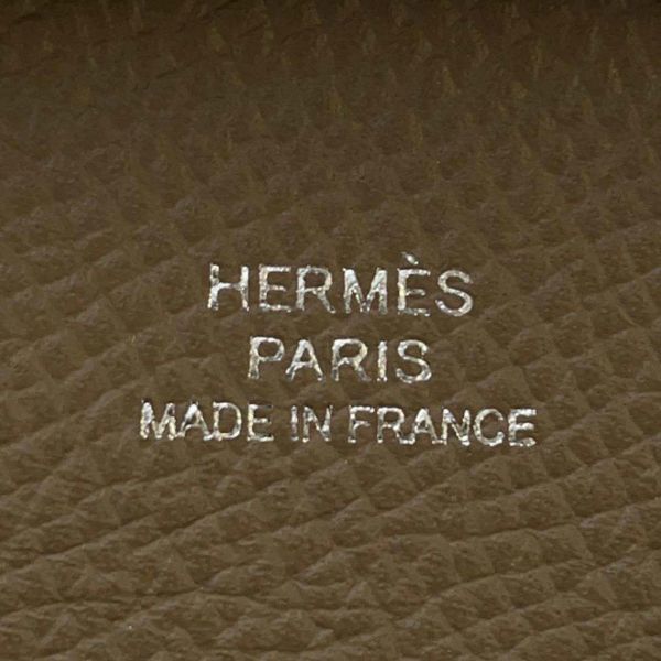 エルメス コインケース バスティア エトゥープ エプソン B刻印 HERMES 小銭入れ