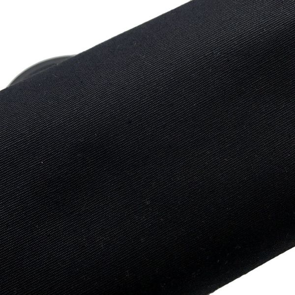 エルメス エールバッグPM ブラック/シルバー金具 トワルオフィシエ/ヴァッシュハンター □G刻印 黒