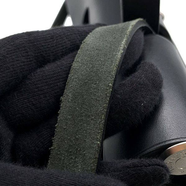 エルメス エールバッグPM ブラック/シルバー金具 トワルオフィシエ/ヴァッシュハンター □G刻印 黒