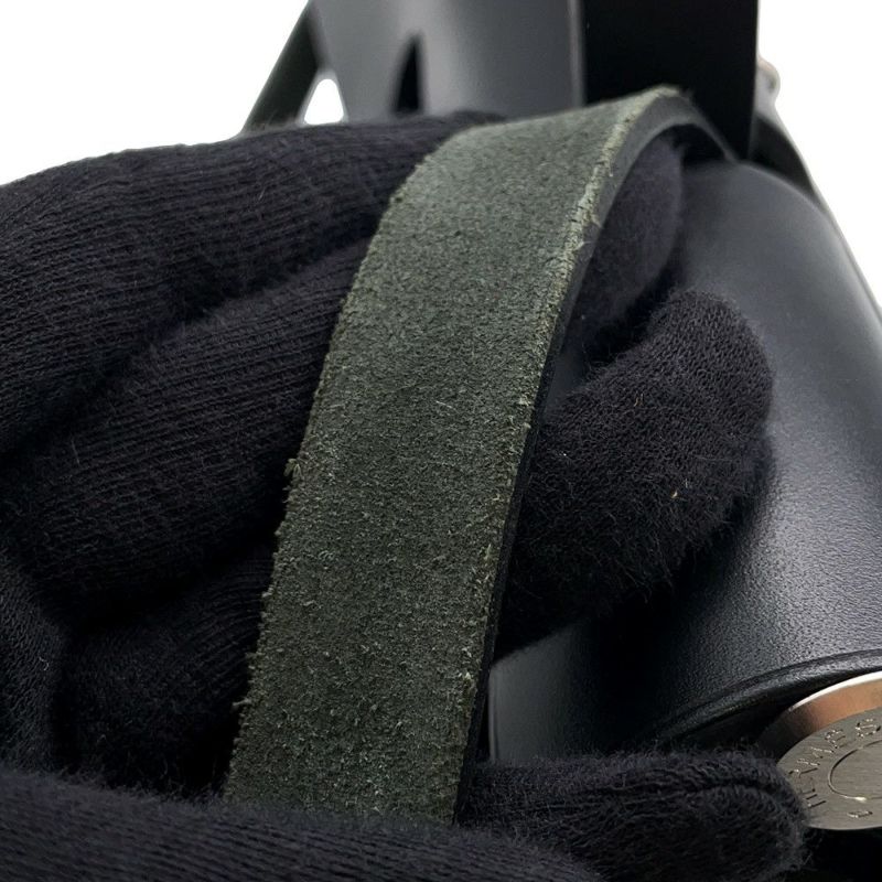 エルメス エールバッグPM ブラック/シルバー金具 トワルオフィシエ/ヴァッシュハンター □G刻印 黒