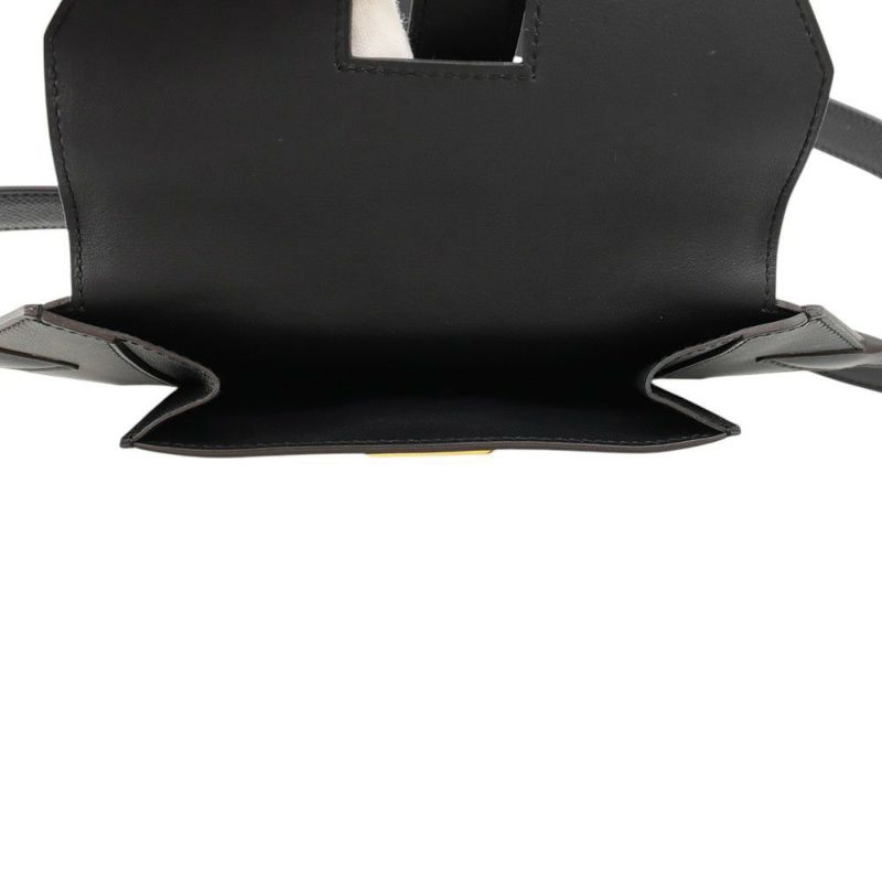 エルメス ウエストバッグ エラン ポケット24 ブラック/ゴールド金具 スイフト W刻印 黒