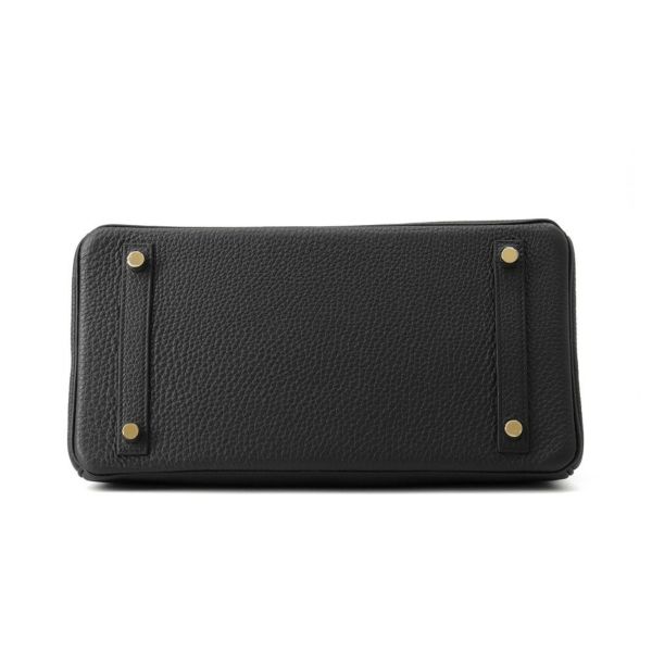 エルメス バーキン30 タッチ ブラック/ゴールド金具 トゴ/アリゲーターマット Y刻印 HERMES Birkin ハンドバッグ 黒