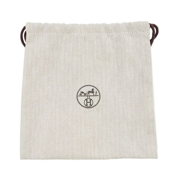 エルメス 犬用トリーツ ポーチ オン ザ ゴー カーキ/シルバー金具 キャンバス B刻印 HERMES 小物入れ