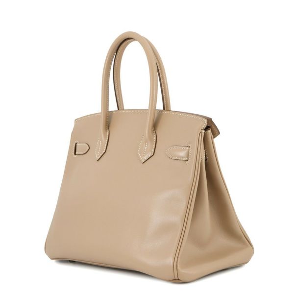 エルメス バーキン30 アルジル/シルバーギロッシュ金具  タデラクト □Q刻印 HERMES Birkin ハンドバッグ