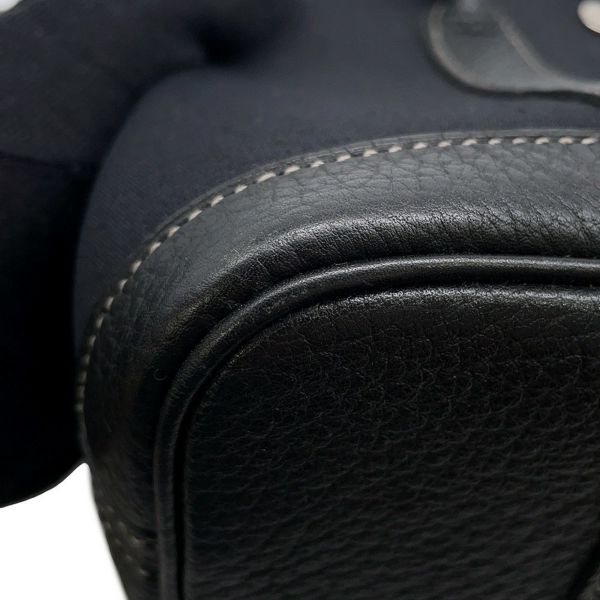 エルメス トートバッグ ガーデンパーティTTPM ブラック/シルバー金具 トワルオフィシエ/ネゴンダ □H刻印 黒