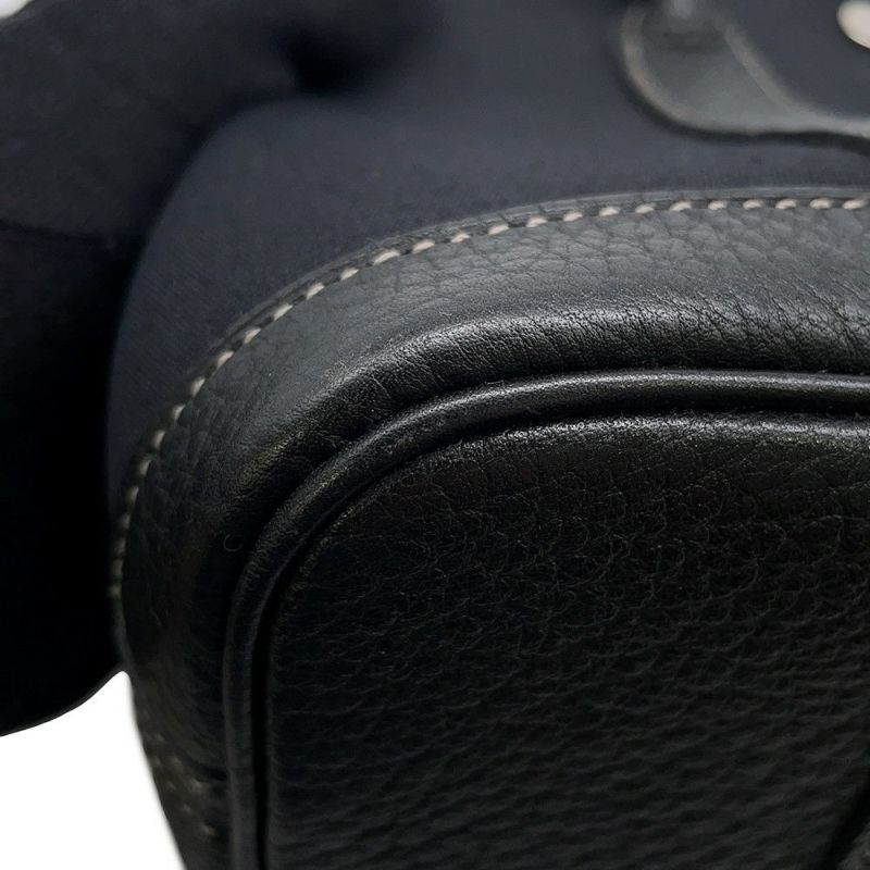 エルメス トートバッグ ガーデンパーティTTPM ブラック/シルバー金具 トワルオフィシエ/ネゴンダ □H刻印 黒