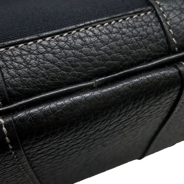 エルメス トートバッグ ガーデンパーティTTPM ブラック/シルバー金具 トワルオフィシエ/ネゴンダ □H刻印 黒