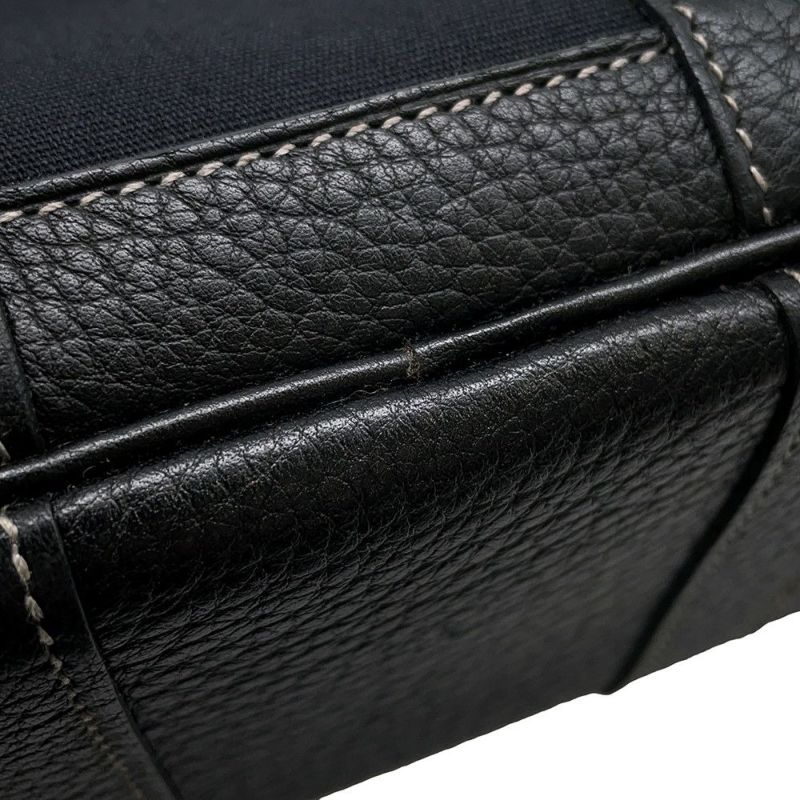 エルメス トートバッグ ガーデンパーティTTPM ブラック/シルバー金具 トワルオフィシエ/ネゴンダ □H刻印 黒