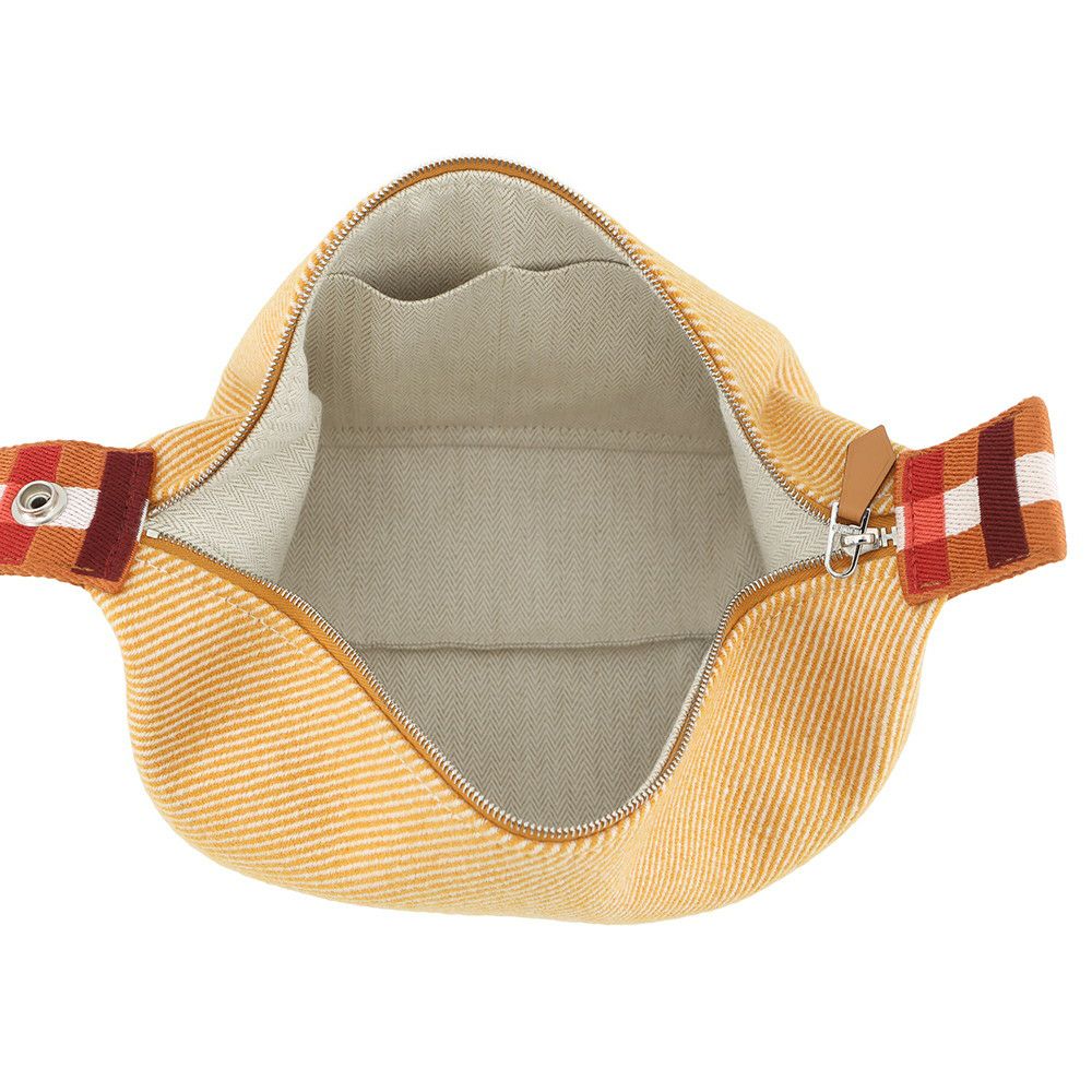 エルメス ポーチ ブリッド・ア・ブラックPM オカレ フォーヴ/シルバー金具 キャンバス HERMES ポーチ