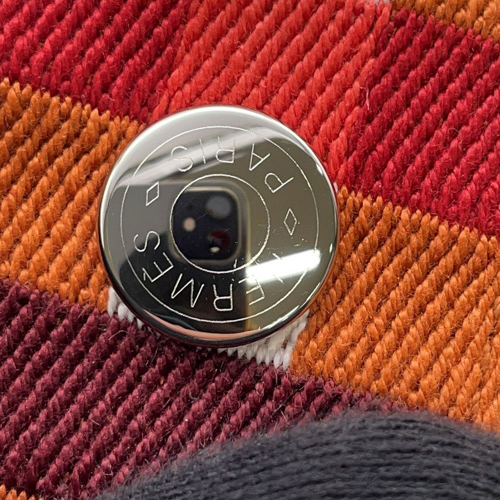 エルメス ポーチ ブリッド・ア・ブラックPM オカレ フォーヴ/シルバー金具 キャンバス HERMES ポーチ