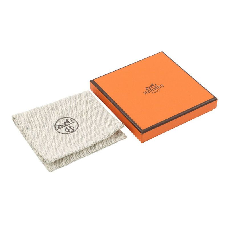 エルメス ブレスレット トルサード オープン バングル ブラウン/シルバー金具 サイズT4 HERMES アクセサリー