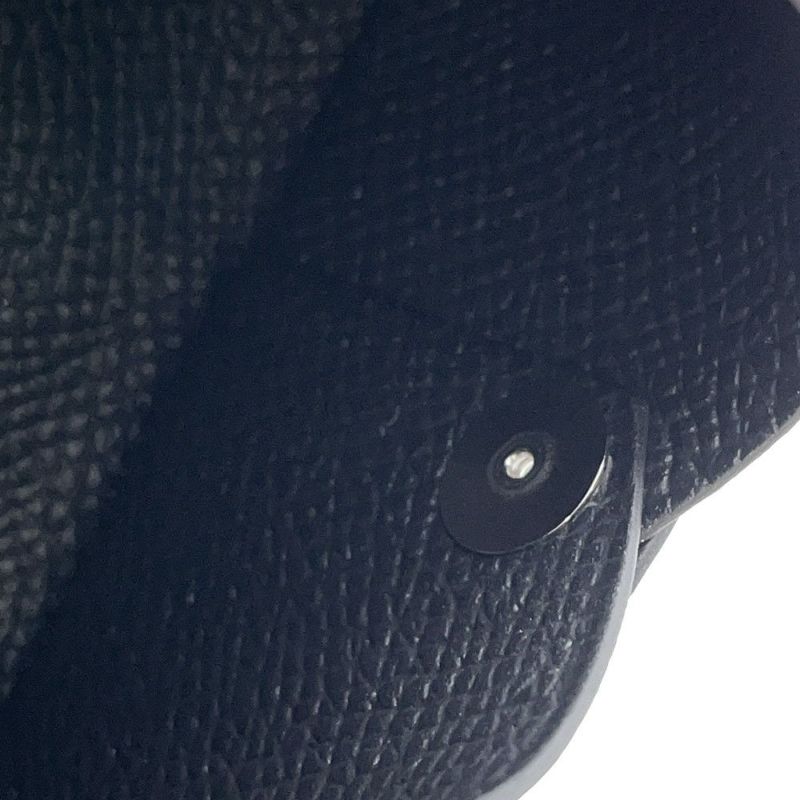 エルメス カードケース カルヴィ ブラック エプソン W刻印 HERMES 名刺入れ 黒