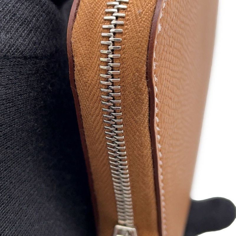 エルメス 長財布 アザップロング シルクイン ゴールド/シルバー金具 エプソン B刻印 HERMES 財布