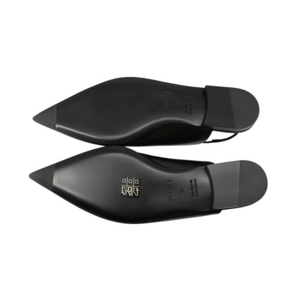 エルメス パンプス ラブリー ケリーバックル レディースサイズ37 HERMES 黒