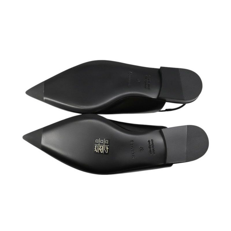 エルメス パンプス ラブリー ケリーバックル レディースサイズ37 HERMES 黒