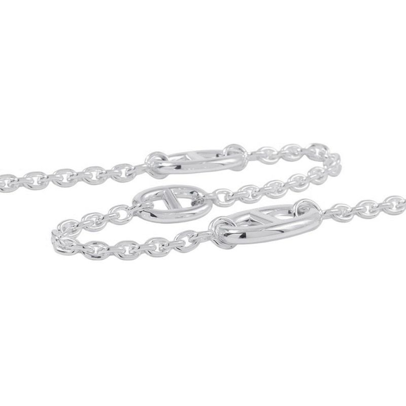 エルメス ネックレス シェーヌダンクル ファランドール SV925シルバー サイズ80 HERMES ジュエリー