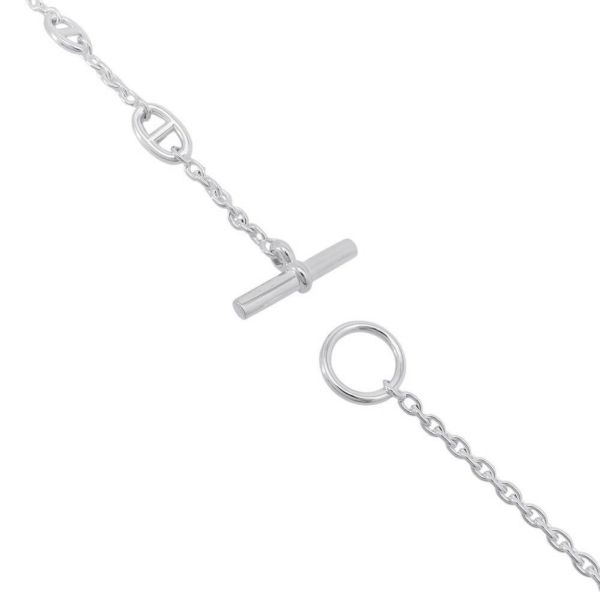 エルメス ネックレス シェーヌダンクル ファランドール SV925シルバー サイズ80 HERMES ジュエリー