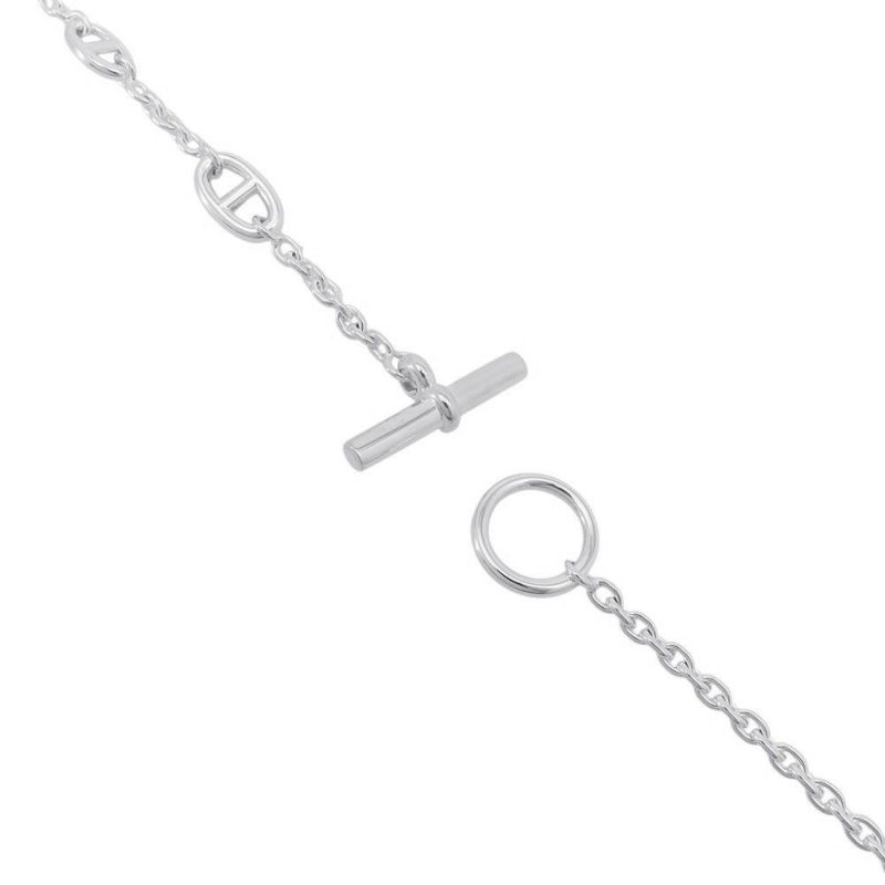 エルメス ネックレス シェーヌダンクル ファランドール SV925シルバー サイズ80 HERMES ジュエリー